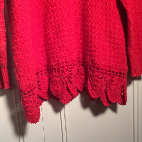 Sweater, L- Xl, Tunic Sweater, crocheted knitted - Picture 4 of 4